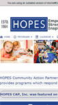 Mobile Screenshot of hopes.org